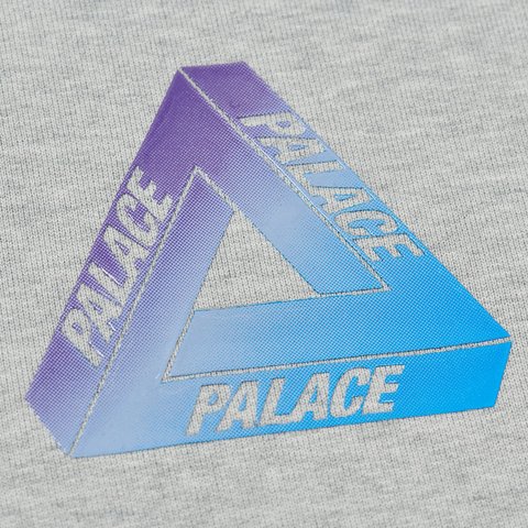 Palace OMBRE TRI-FERG HOOD GREY MARL - Colorway