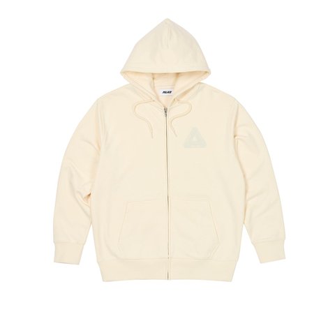 Palace TRI-PUFF PRINT ZIP HOOD SOFT WHITE - Colorway