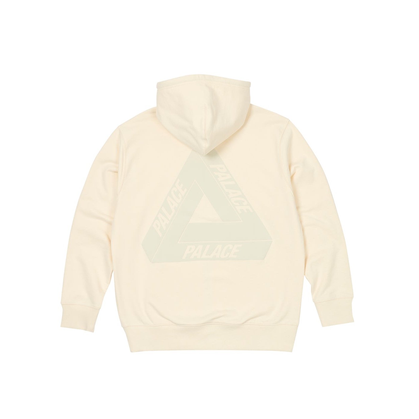 TRI-PUFF PRINT ZIP HOOD SOFT WHITE