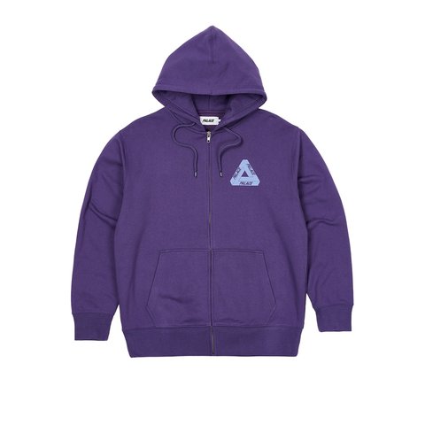 Palace TRI-PUFF PRINT ZIP HOOD PERFECT PURPLE - Colorway