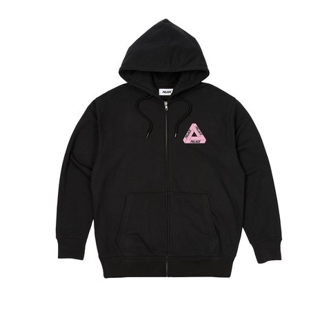 Palace TRI-PUFF PRINT ZIP HOOD BLACK - Colorway