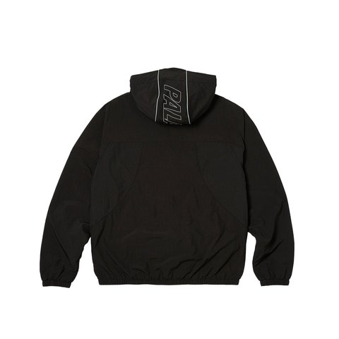 Palace FONT ZIP SHELL JACKET BLACK / BLACK - Colorway