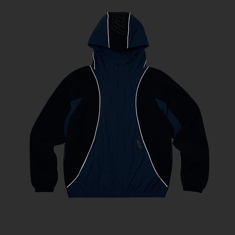 Palace FONT ZIP SHELL JACKET BLUE / AIRFORCE - Colorway