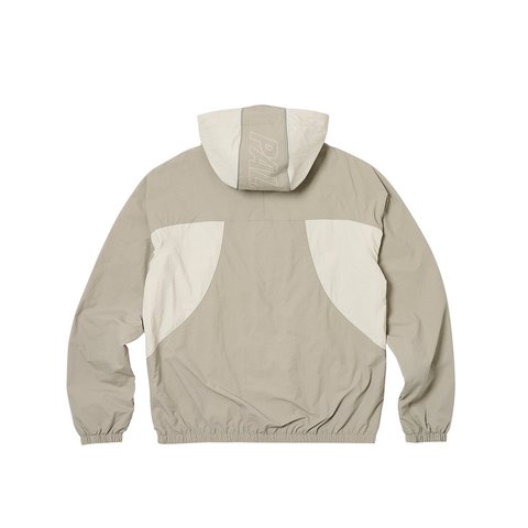 Palace FONT ZIP SHELL JACKET STONE / GREY - Colorway