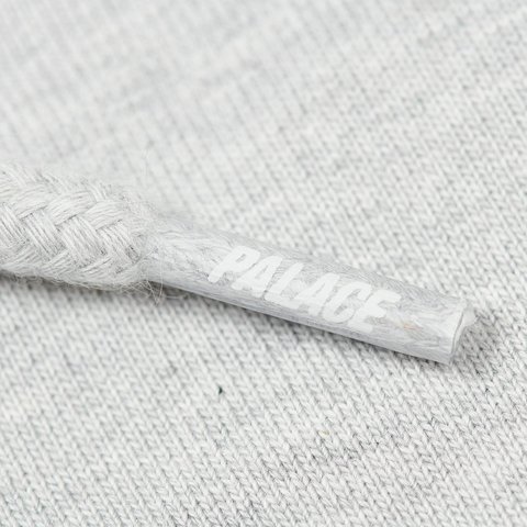 Palace TRI-PUFF PRINT ZIP HOOD GREY MARL - Colorway