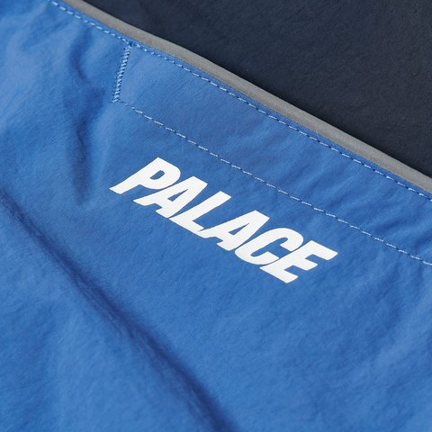 Palace FONT ZIP SHELL JACKET BLUE / AIRFORCE - Colorway
