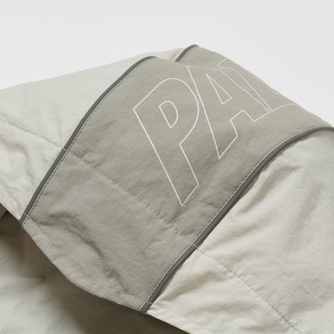 Palace FONT ZIP SHELL JACKET STONE / GREY - Colorway