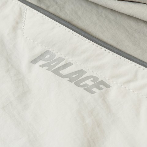 Palace FONT ZIP SHELL JACKET STONE / GREY - Colorway