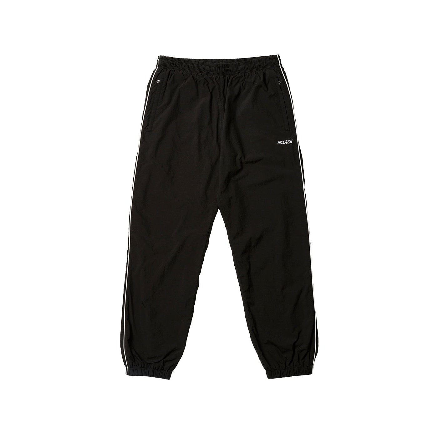 PIPED SHELL JOGGER BLACK