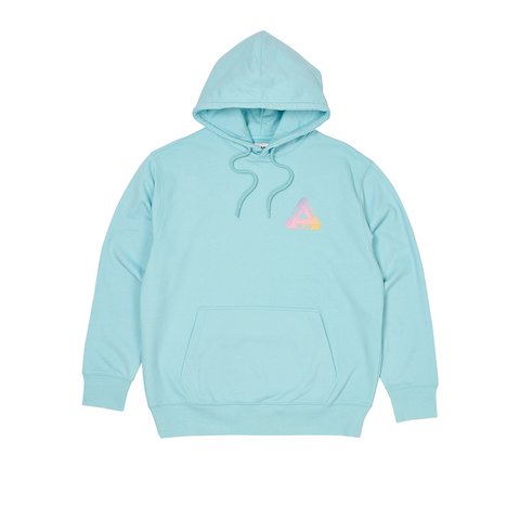 Palace OMBRE TRI-FERG HOOD CRYSTALISED BLUE - Colorway