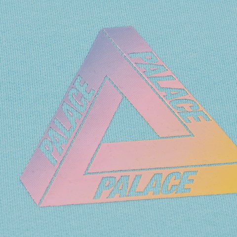 Palace OMBRE TRI-FERG HOOD CRYSTALISED BLUE - Colorway