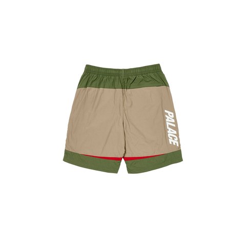 Palace RUN IT SHORT OLIVE / KHAKI - Colorway