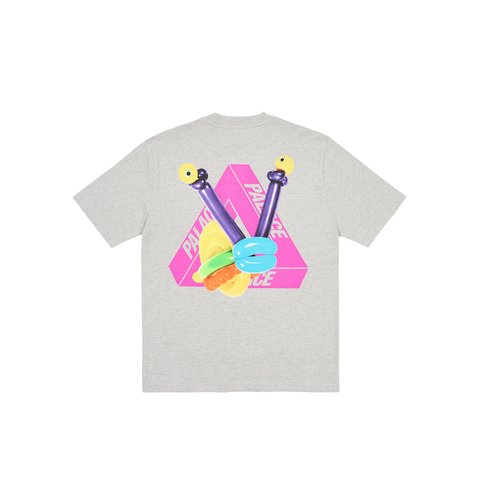 Palace TRI-TWISTER T-SHIRT GREY MARL - €48.00