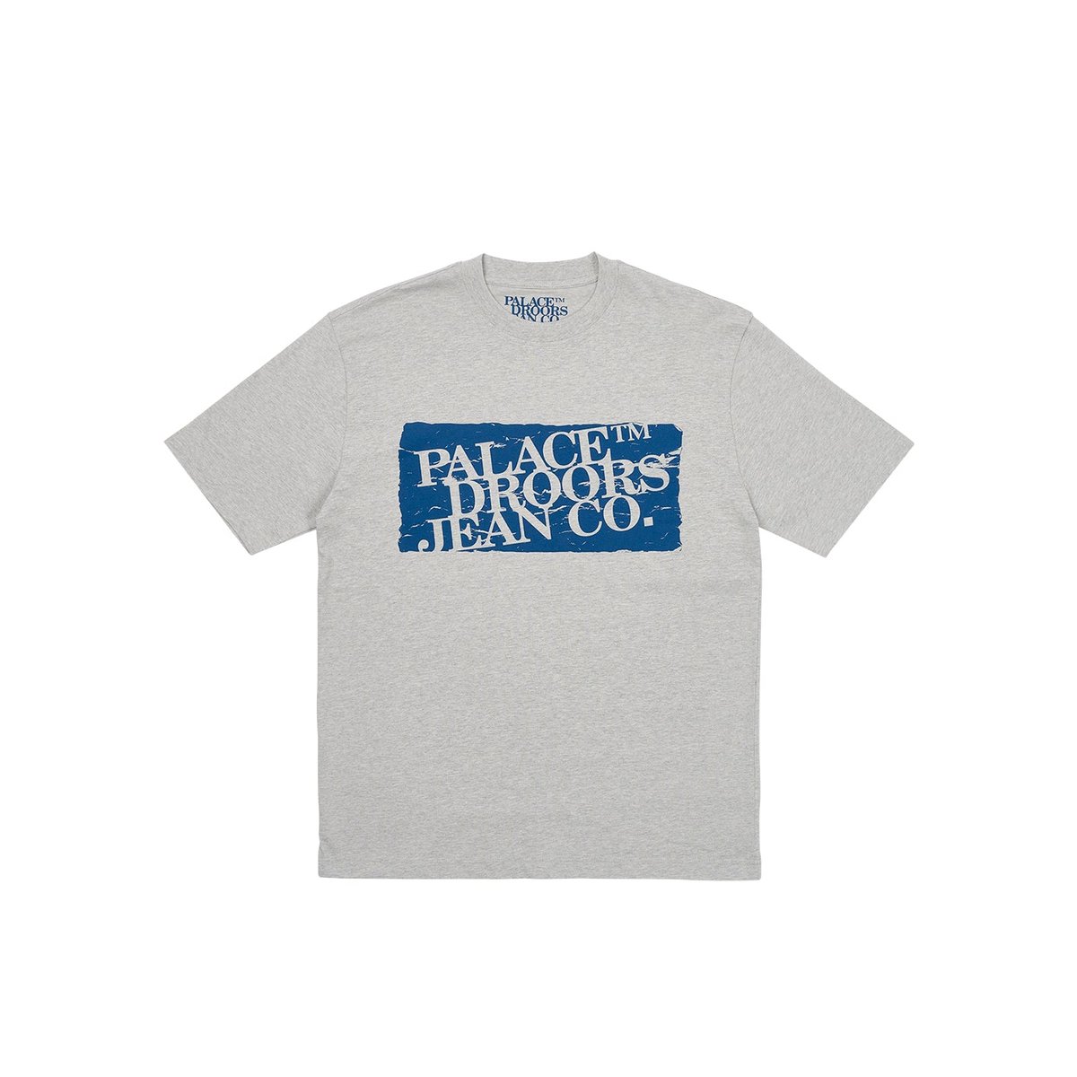 Palace PALACE DROORS T-SHIRT GREY MARL (Summer 2023) - €48.00