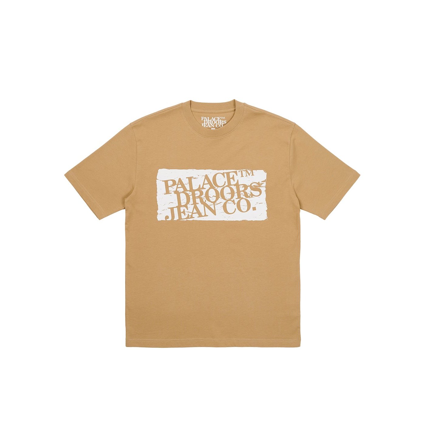 PALACE DROORS T-SHIRT SAND