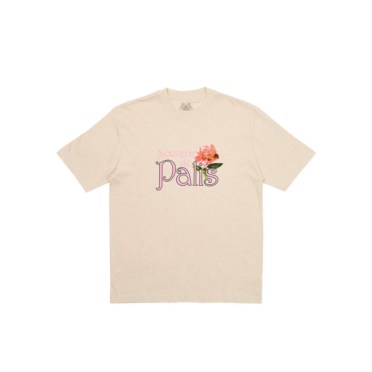 Palace ALFRESCO T-SHIRT OATMEAL MARL (Summer 2023) - €48.00