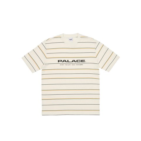 Palace CITY STRIPER T-SHIRT WHITE - €68.00