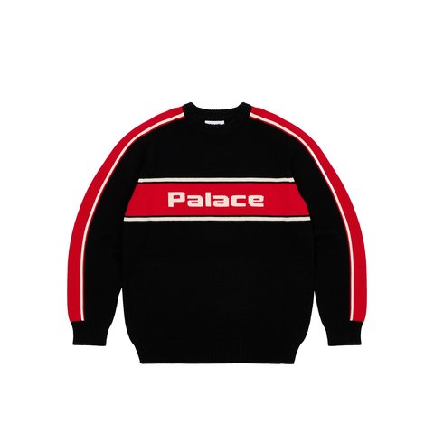 Palace ELECTRONICA KNIT BLACK - $198.00