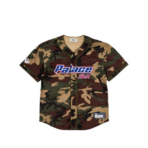 Palace KAWAII BASEBALL JERSEY CAMO - €128.00