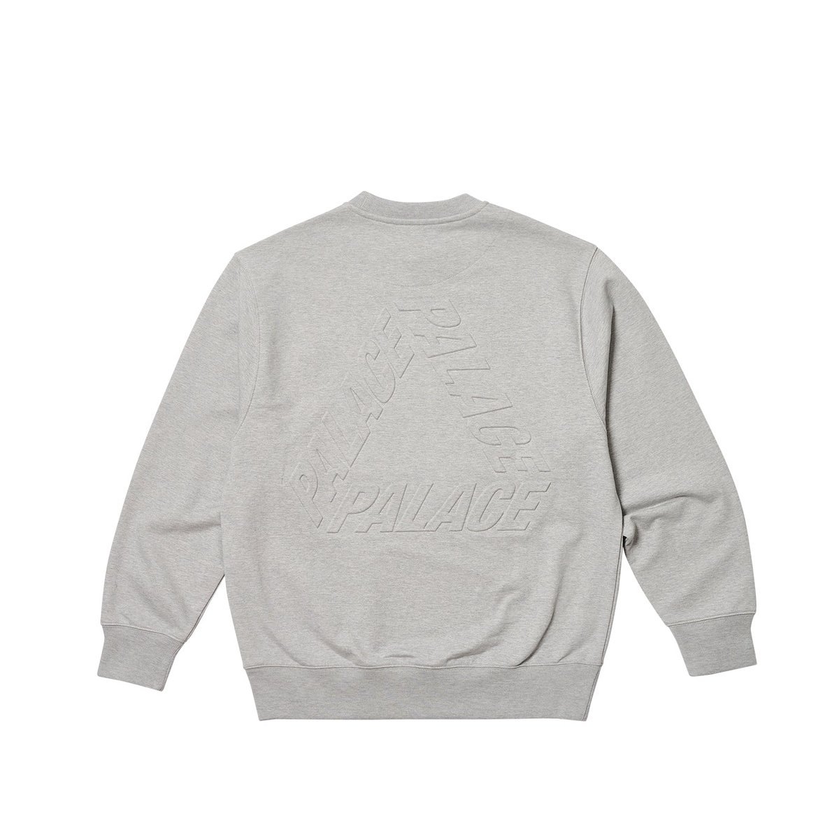Palace BOSSY P3 CREW GREY MARL (Summer 2023) - €128.00