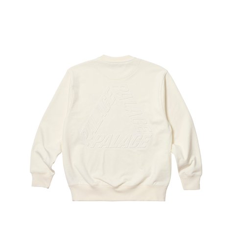 Palace BOSSY P3 CREW WHITE - €128.00