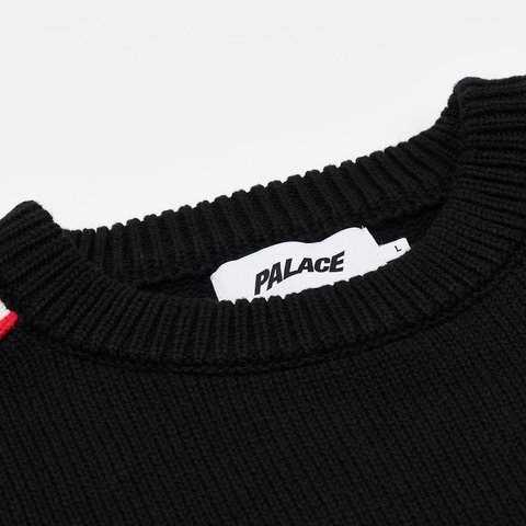 Palace ELECTRONICA KNIT BLACK - Colorway