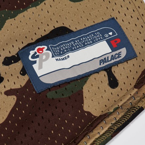 Palace KAWAII BASEBALL JERSEY CAMO - Colorway