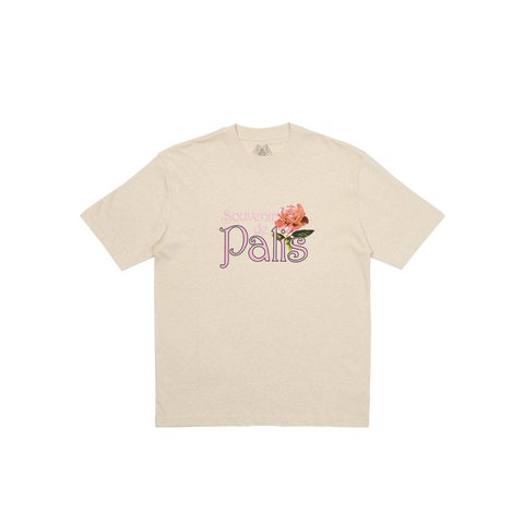 Palace ALFRESCO T-SHIRT OATMEAL MARL - Colorway