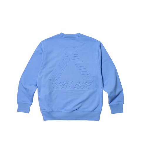 Palace BOSSY P3 CREW FLEXY BLUE - Colorway