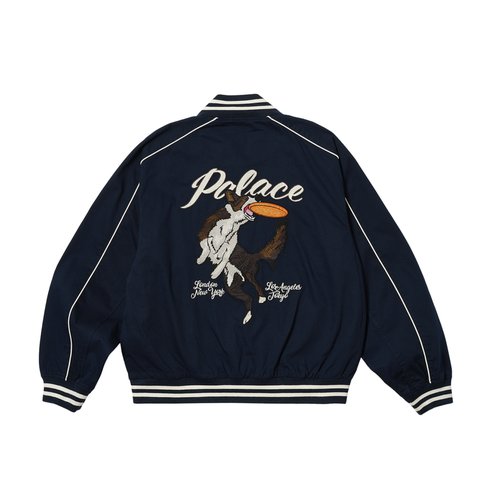 Palace CATCH IT BOMBER JACKET NAVY - Colorway