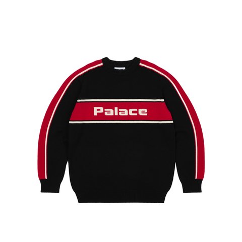 Palace ELECTRONICA KNIT BLACK - Colorway