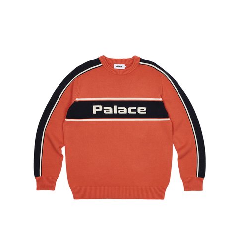 Palace ELECTRONICA KNIT TIGER ORANGE - Colorway