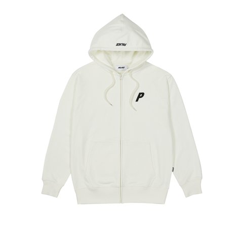 Palace FELT P ZIP HOOD WHITE - Colorway