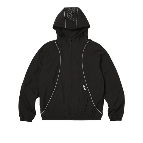 Palace FONT ZIP SHELL JACKET BLACK / BLACK - Colorway