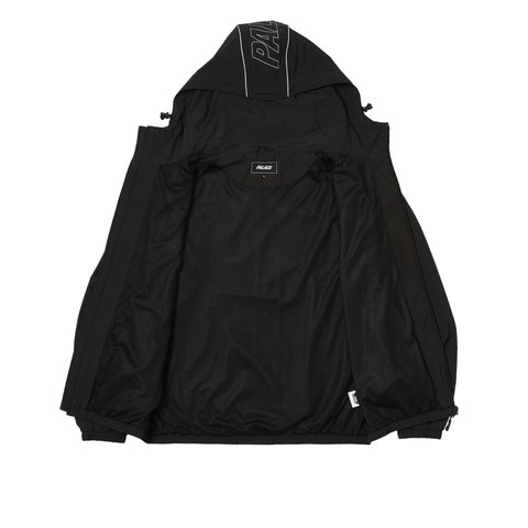 Palace FONT ZIP SHELL JACKET BLACK / BLACK - Colorway