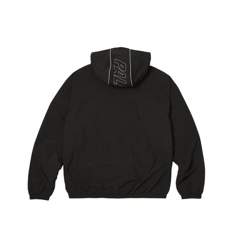 Palace FONT ZIP SHELL JACKET BLACK / BLACK - Colorway