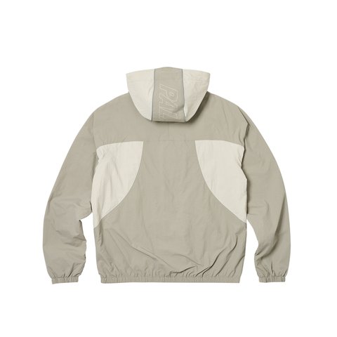 Palace FONT ZIP SHELL JACKET STONE / GREY - Colorway