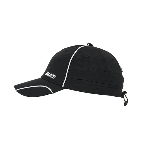 Palace FONT ZIP SHELL NECK SAVER 6-PANEL BLACK - Colorway