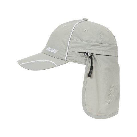 FONT ZIP SHELL NECK SAVER 6-PANEL GREY