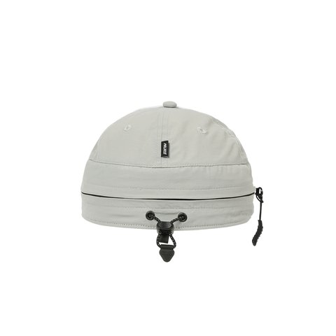 FONT ZIP SHELL NECK SAVER 6-PANEL GREY
