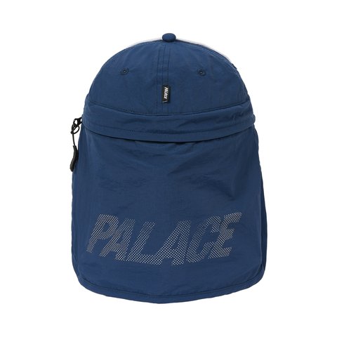 Palace FONT ZIP SHELL NECK SAVER 6-PANEL NAVY - Colorway