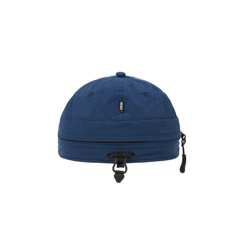 Palace FONT ZIP SHELL NECK SAVER 6-PANEL NAVY - Colorway