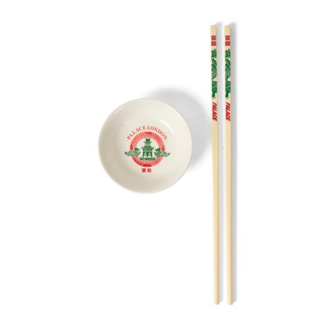 Palace FORTUNATE CHOPSTICKS AND SIDE DISH SET WHITE - Colorway