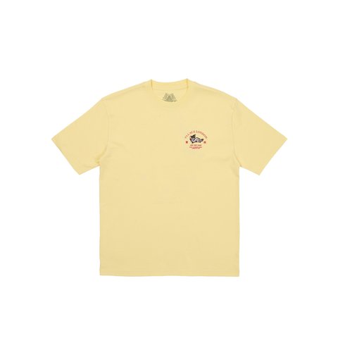Palace FORTUNATE T-SHIRT MELLOW YELLOW - Colorway