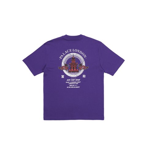 Palace FORTUNATE T-SHIRT REGAL PURPLE - Colorway