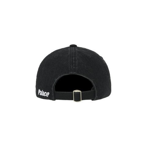 Palace LOWERCASE WASHED DENIM 6-PANEL BLACK - Colorway