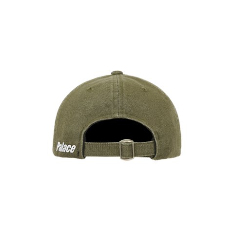 Palace LOWERCASE WASHED DENIM 6-PANEL OLIVE - Colorway