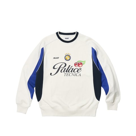 Palace MASSIMO FORZA CREW WHITE - Colorway