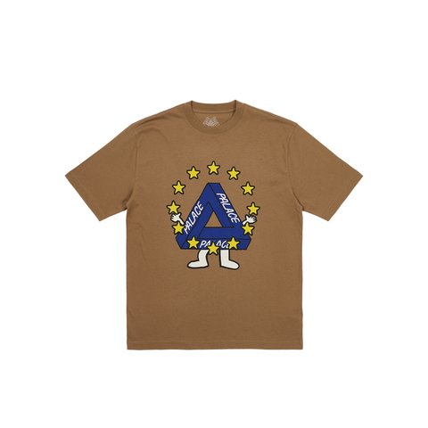 Palace MISSING EU T-SHIRT MOCHA - Colorway