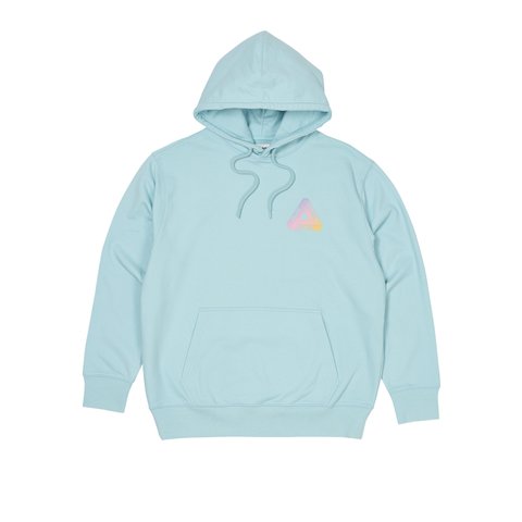 Palace OMBRE TRI-FERG HOOD CRYSTALISED BLUE - Colorway